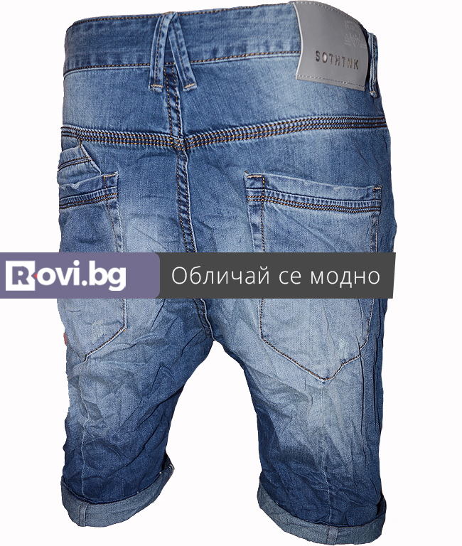 Къси мъжки дънки X011